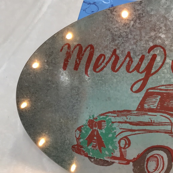 Merry Christmas ref truck lighted Holiday Marquee - Picture 2 of 15